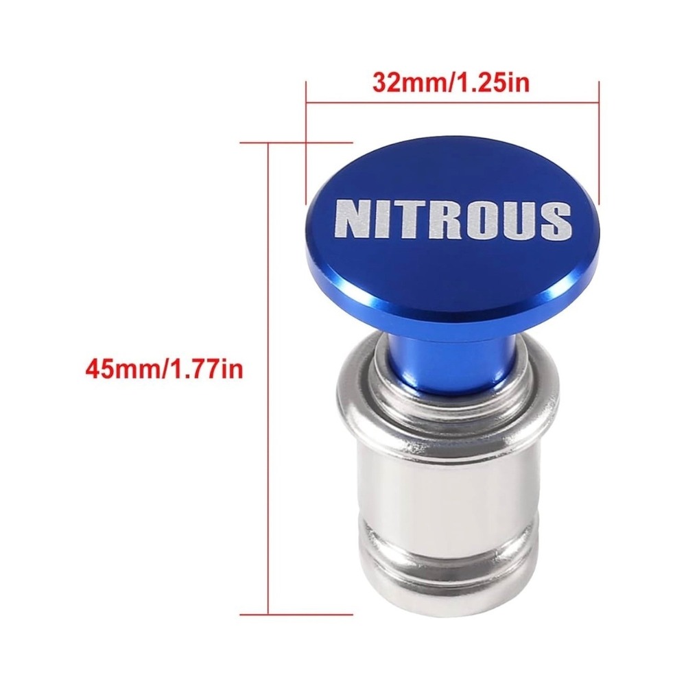Blue Nitrous NOS Button Replacement Accessory - Picture 2 of 7